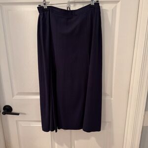 Evan Picone Women Vintage Skirt Size 14 MIDI USA Union Tag 100% Worsted Wool‎
